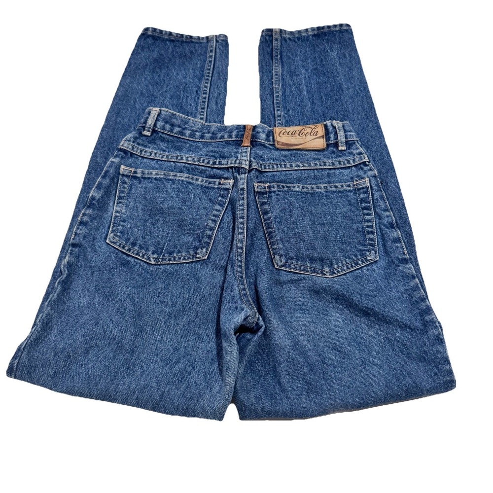 Vintage 1980s Coca-Cola Women's Straight Leg High Rise Jeans (Read Sizing‎ Info)